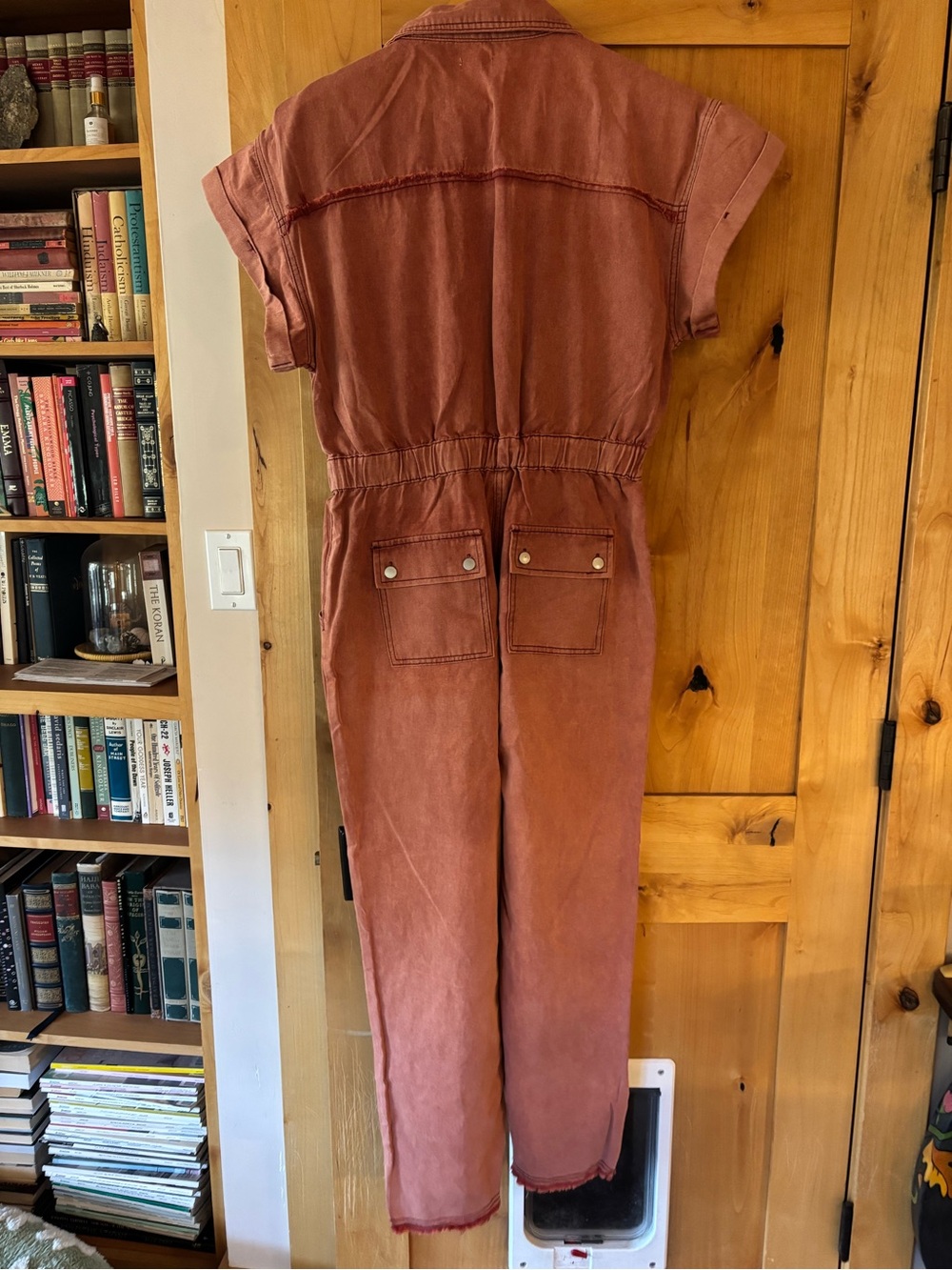 POL Washed Rose Button-Front Jacket - Picture 5 of 6